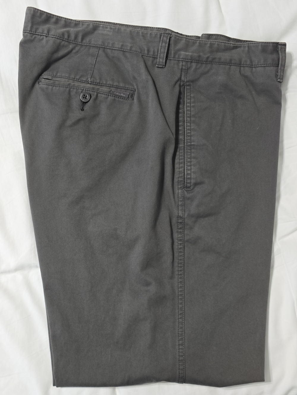 Calvin Klein Dark Gray Chino Pants